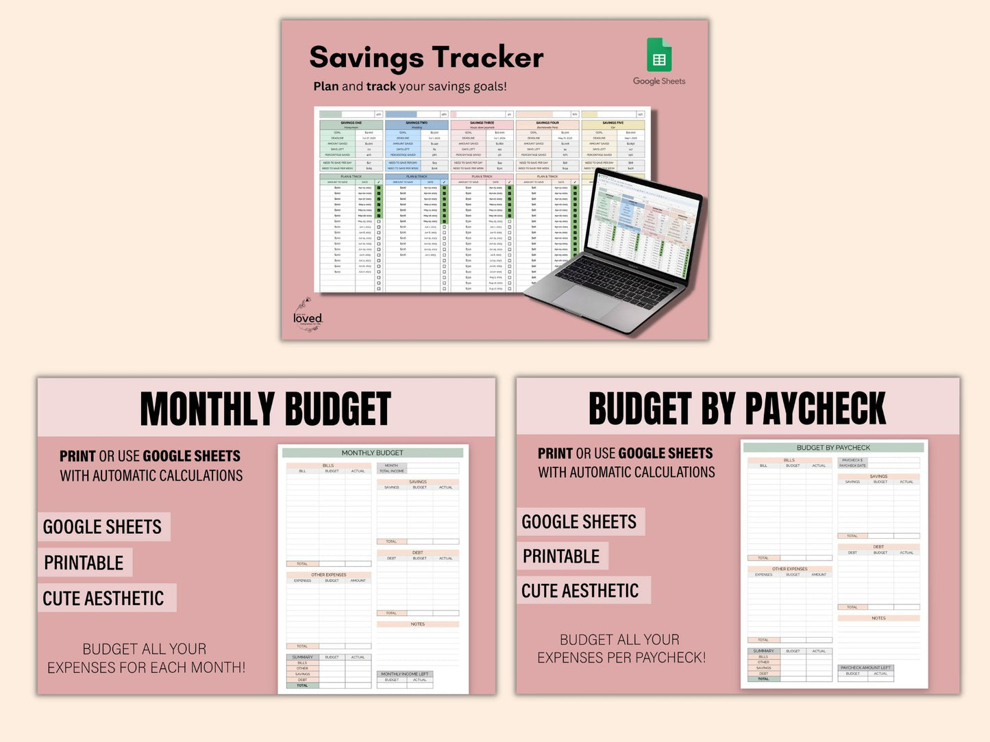 Bestselling Templates Bundle | Top 10 Templates | GOOGLE SHEETS