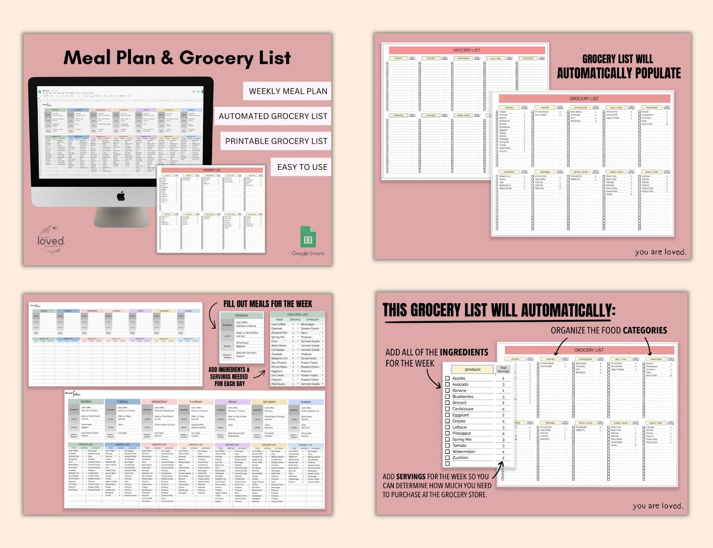 New Year's Bundle | Google Sheets
