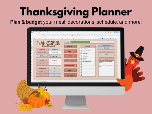 Thanksgiving Planner | Google Sheets Template
