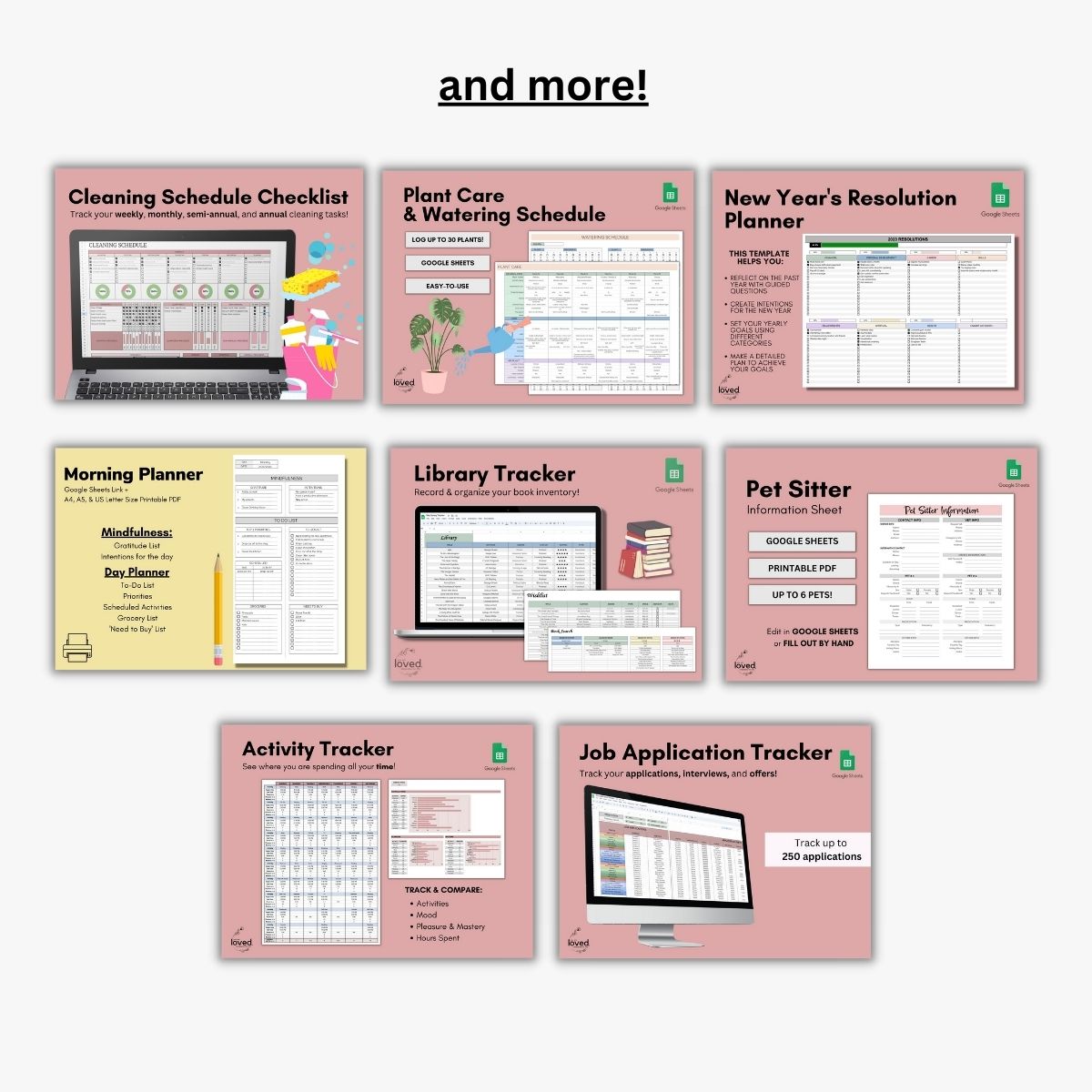 Templates for Life Bundle | Google Sheets