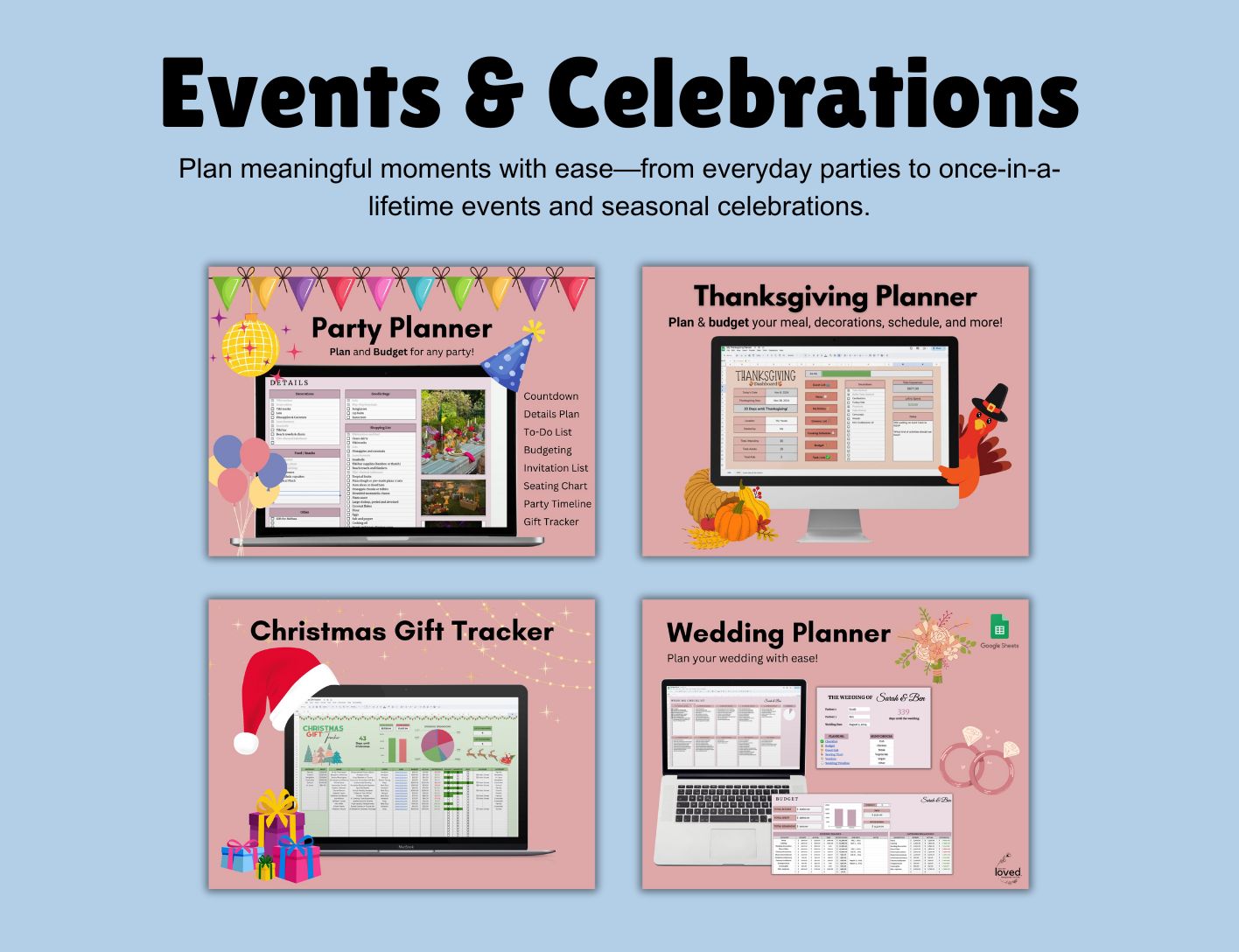 Templates for Life Bundle | Google Sheets