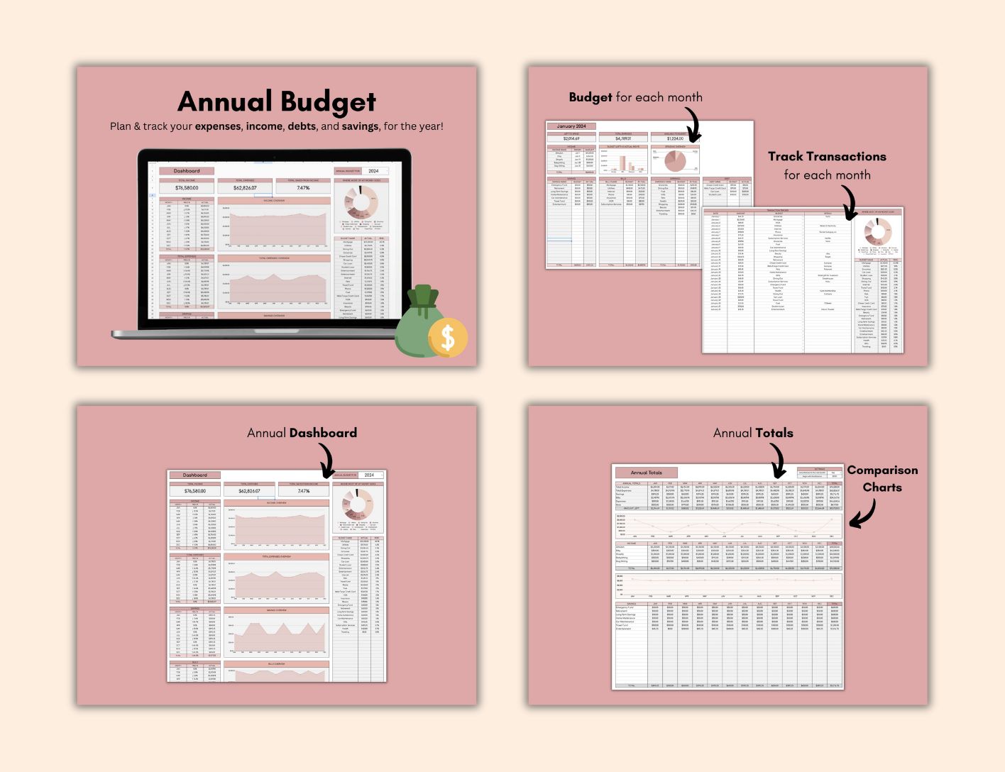 Budgeting Bundle | Google Sheets