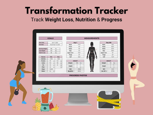 Transformation Tracker | Google Sheets Template