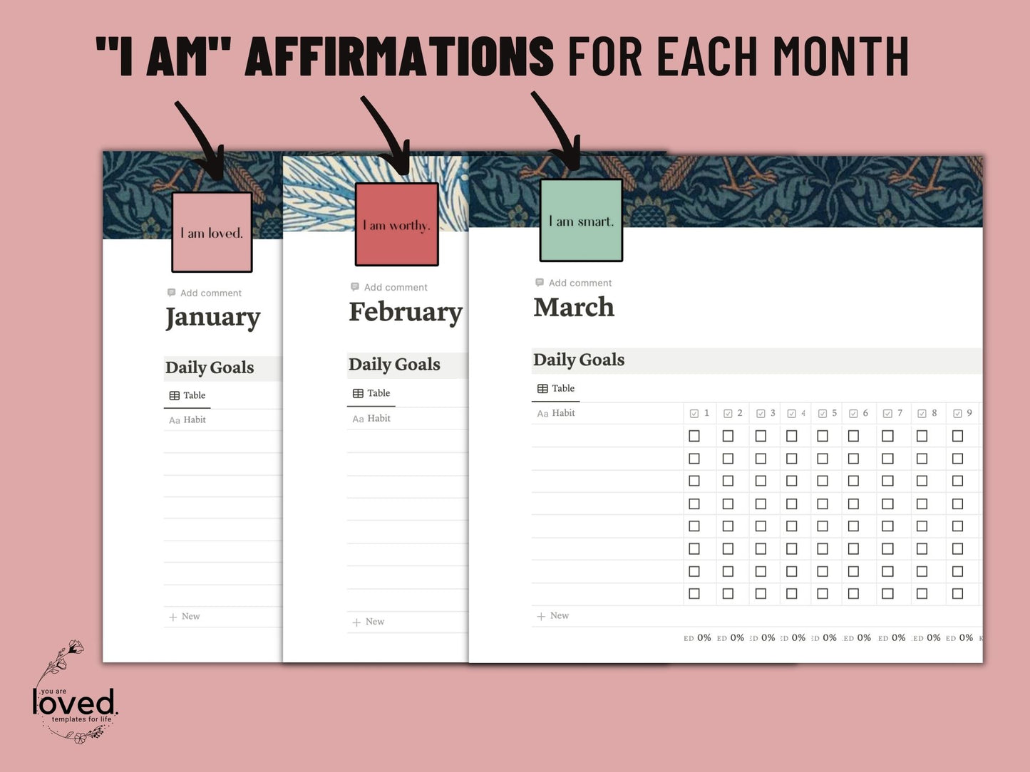Habit Tracker + Planner | Notion Template