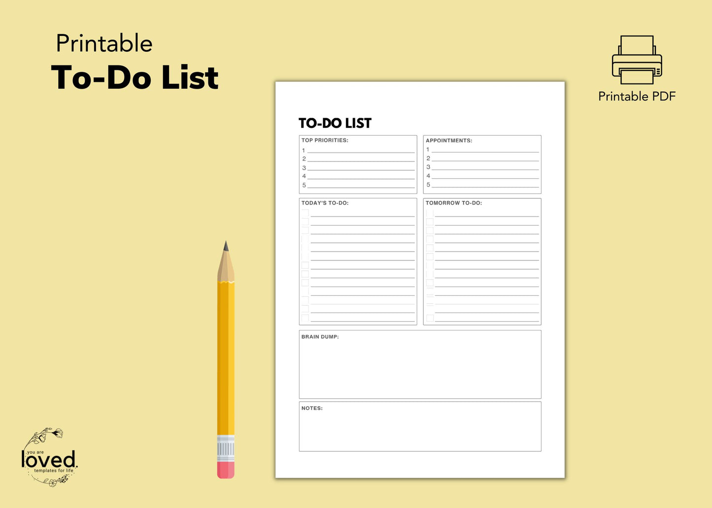 To Do List | Printable