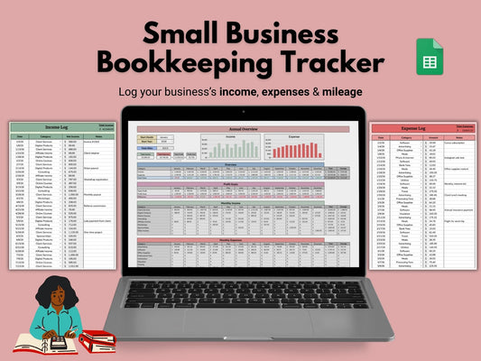 Small Business Bookkeeping Tracker | Google Sheets Template