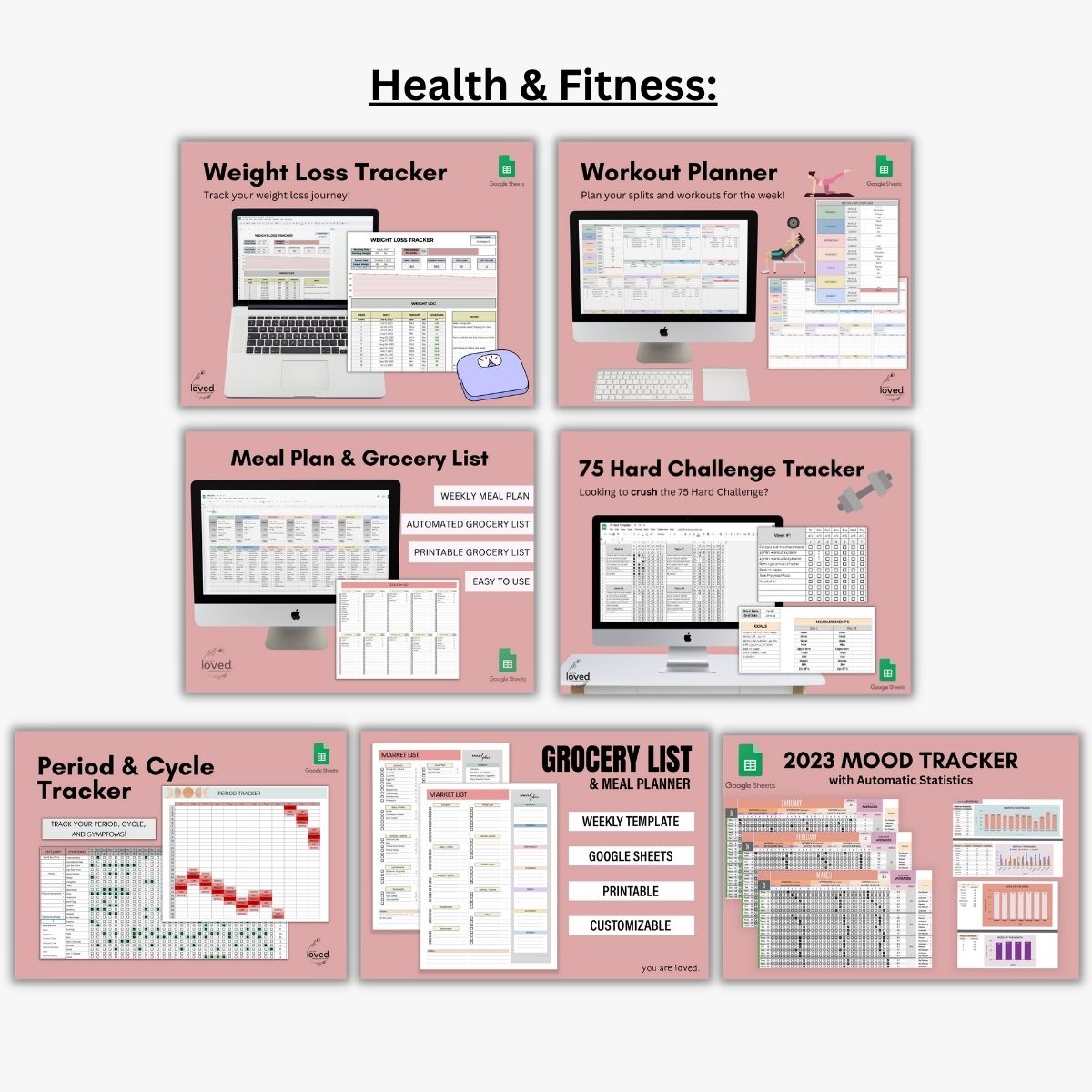 Templates for Life Bundle | Google Sheets