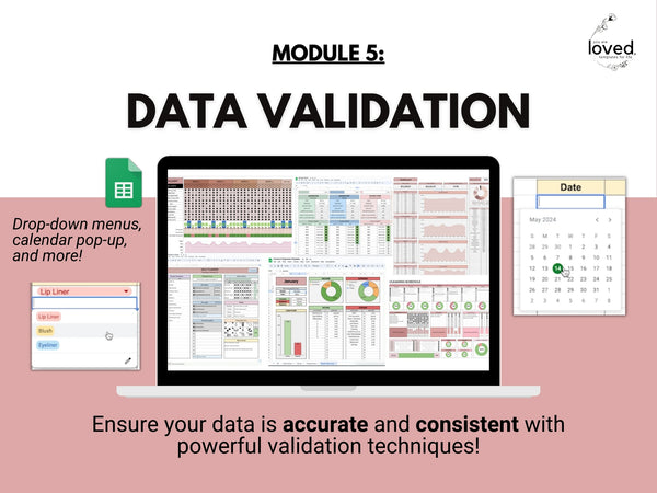 Module 5 | Data Validation – You are Loved Templates