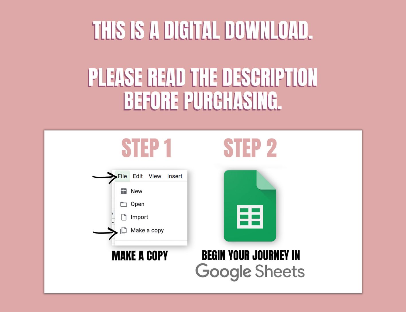 Templates for Life Bundle | Google Sheets