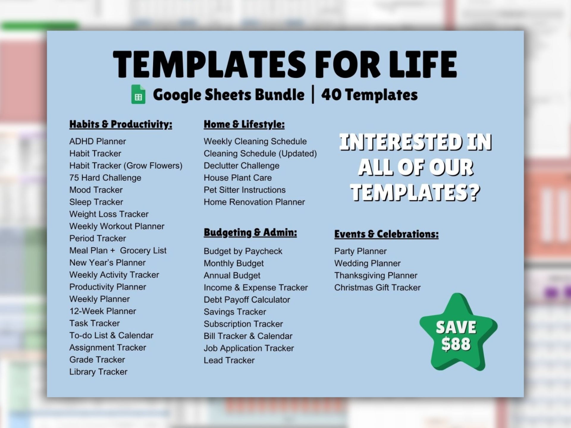 You are Loved Templates for Life