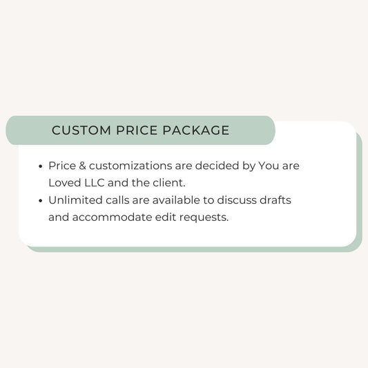 Custom Template | [Custom Price]